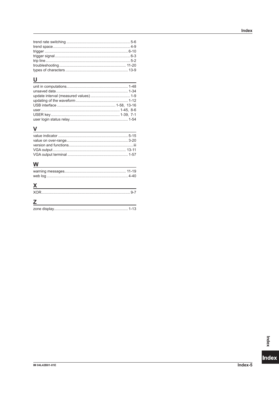 Yokogawa Button Operated DX2000 User Manual | Page 359 / 359