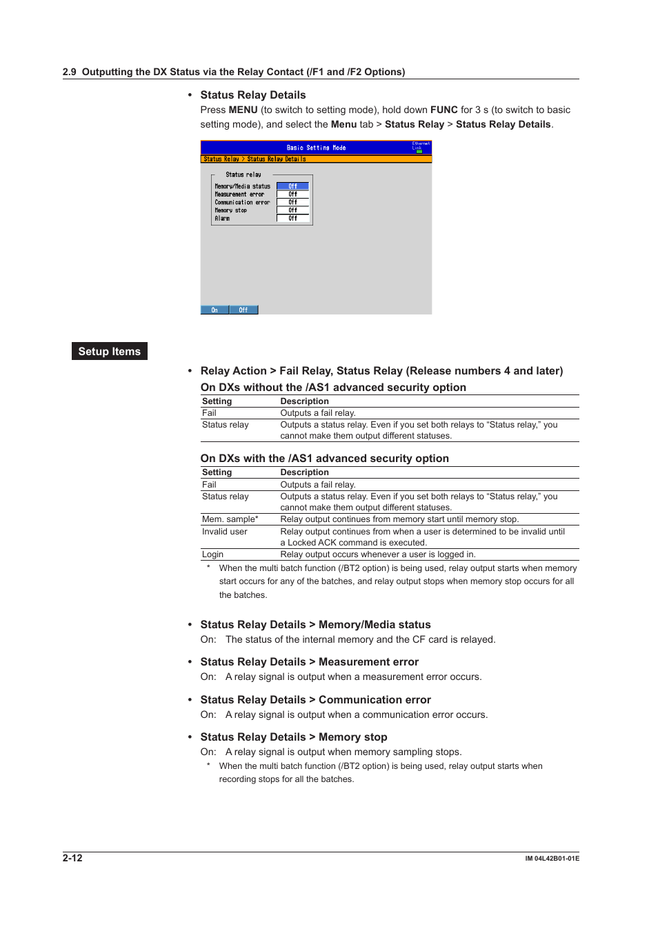 Yokogawa Button Operated DX2000 User Manual | Page 81 / 359