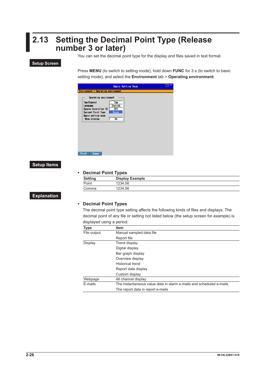 Yokogawa Button Operated DX2000 User Manual | Page 95 / 359