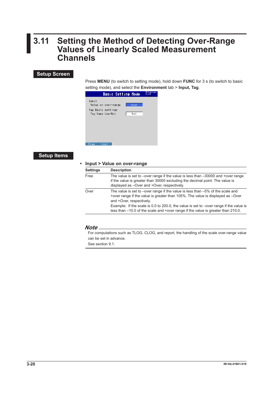 Channels -20 | Yokogawa Removable Chassis DX1000N User Manual | Page 114 / 334