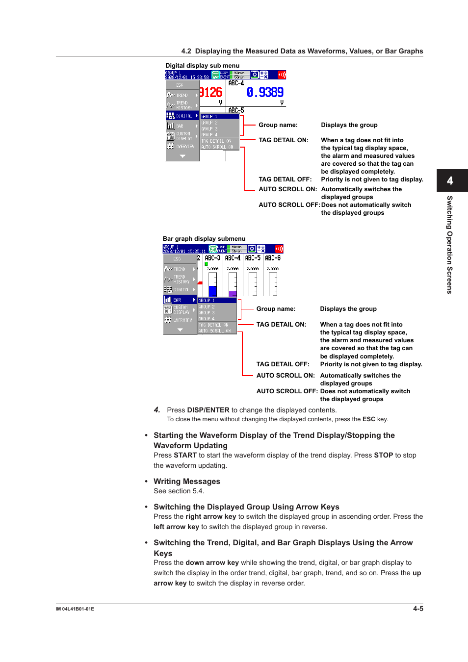 App index | Yokogawa Removable Chassis DX1000N User Manual | Page 132 / 334