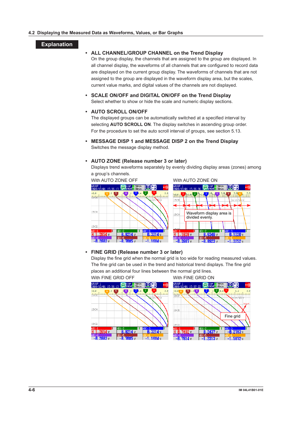 Yokogawa Removable Chassis DX1000N User Manual | Page 133 / 334