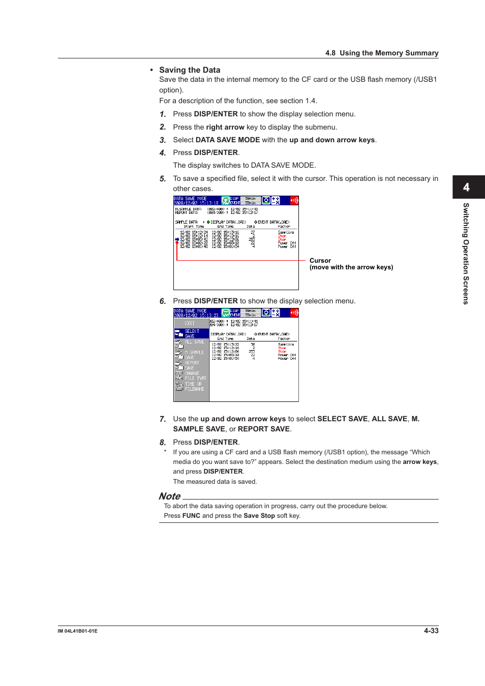 Yokogawa Removable Chassis DX1000N User Manual | Page 160 / 334