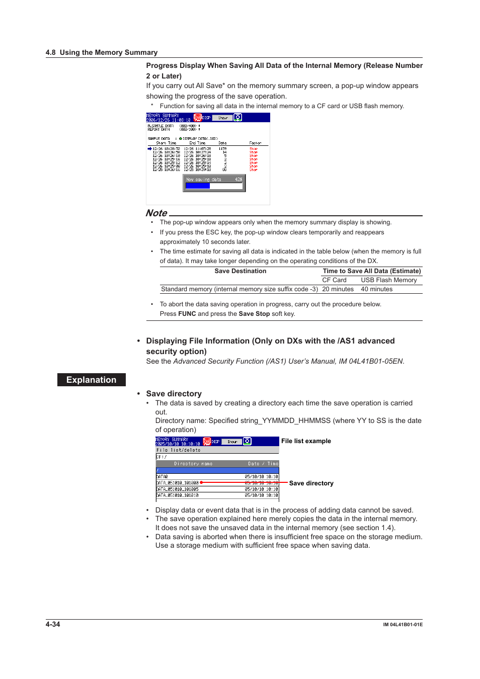 Explanation | Yokogawa Removable Chassis DX1000N User Manual | Page 161 / 334