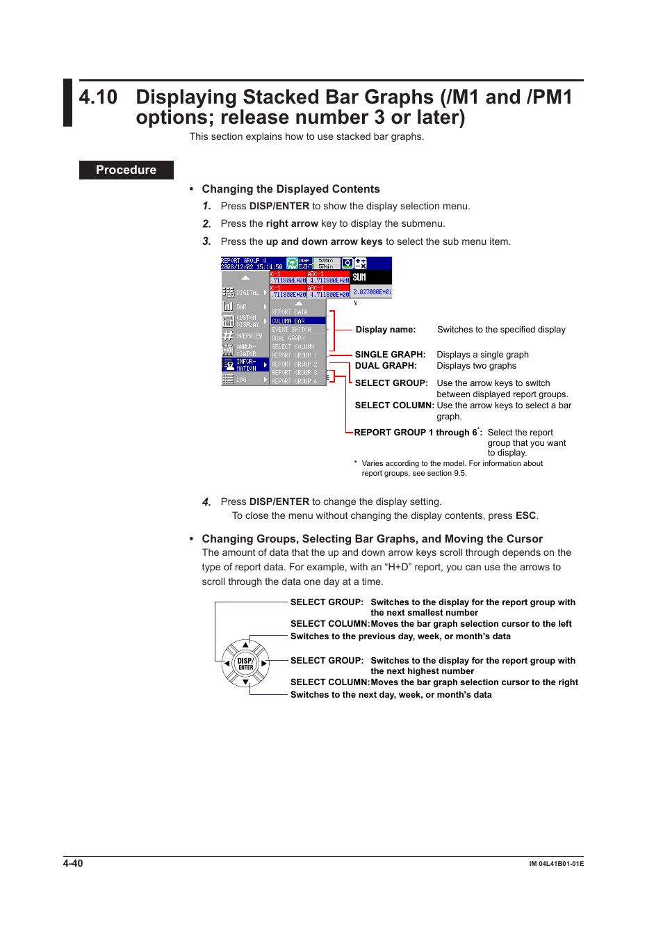 Procedure | Yokogawa Removable Chassis DX1000N User Manual | Page 167 / 334