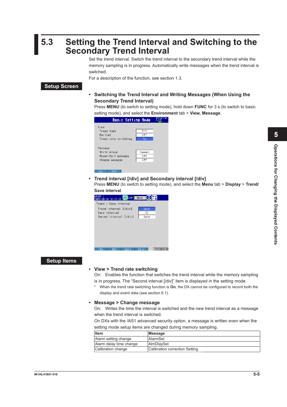 Yokogawa Removable Chassis DX1000N User Manual | Page 174 / 334