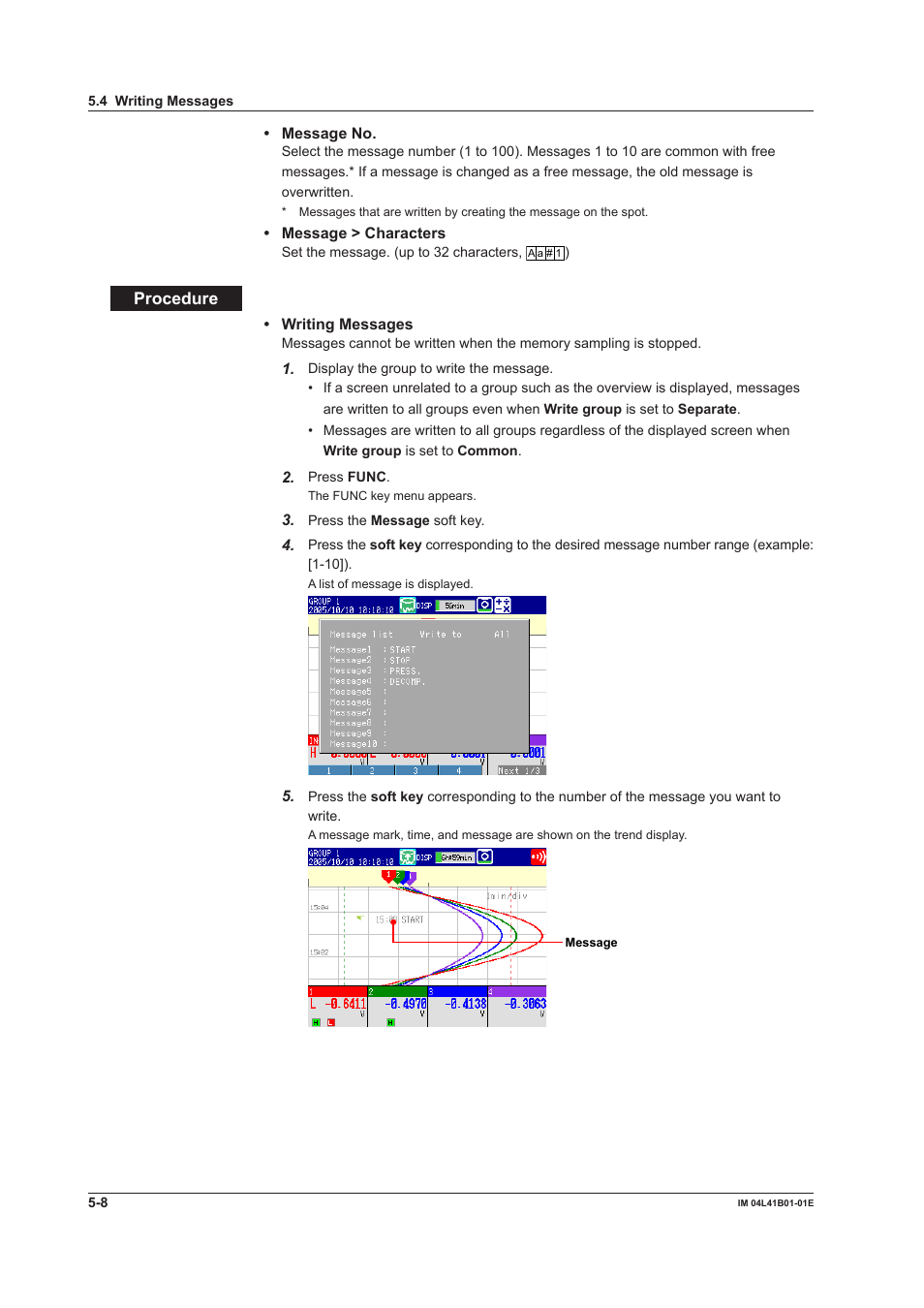 Yokogawa Removable Chassis DX1000N User Manual | Page 177 / 334