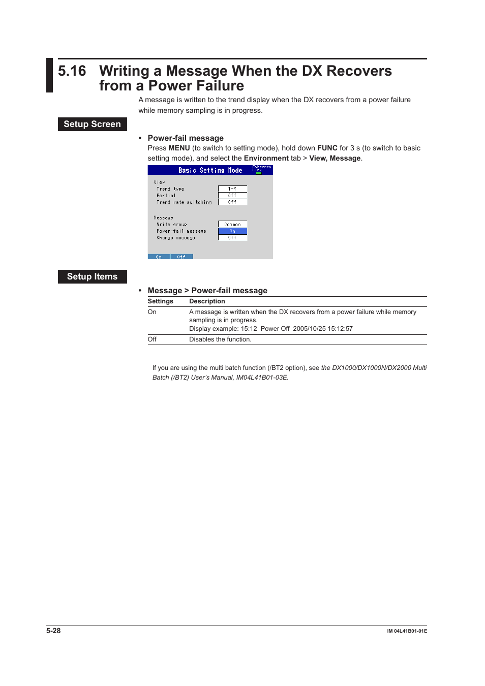 Yokogawa Removable Chassis DX1000N User Manual | Page 197 / 334