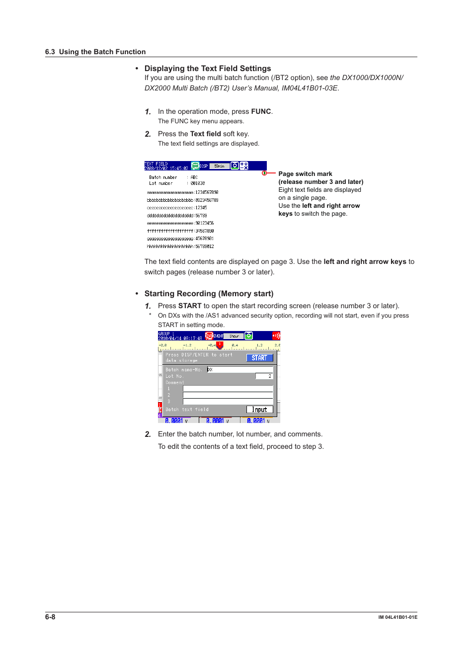 Yokogawa Removable Chassis DX1000N User Manual | Page 211 / 334