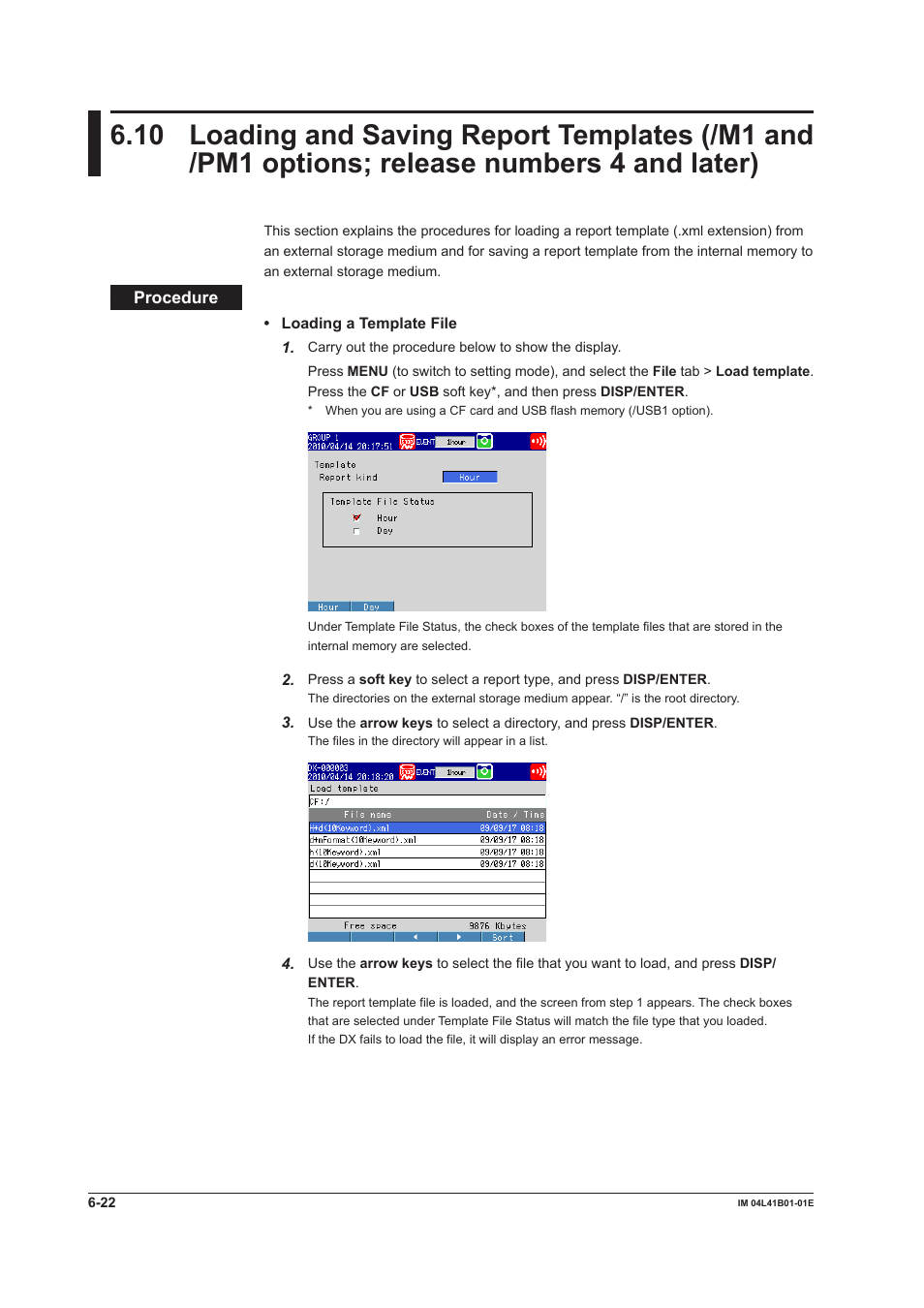 Later) -22 | Yokogawa Removable Chassis DX1000N User Manual | Page 225 / 334