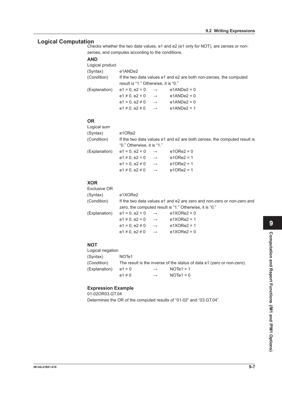 Yokogawa Removable Chassis DX1000N User Manual | Page 251 / 334