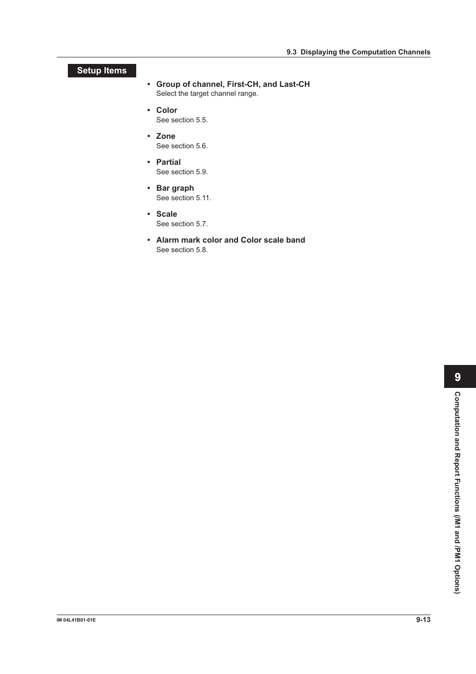 Yokogawa Removable Chassis DX1000N User Manual | Page 257 / 334