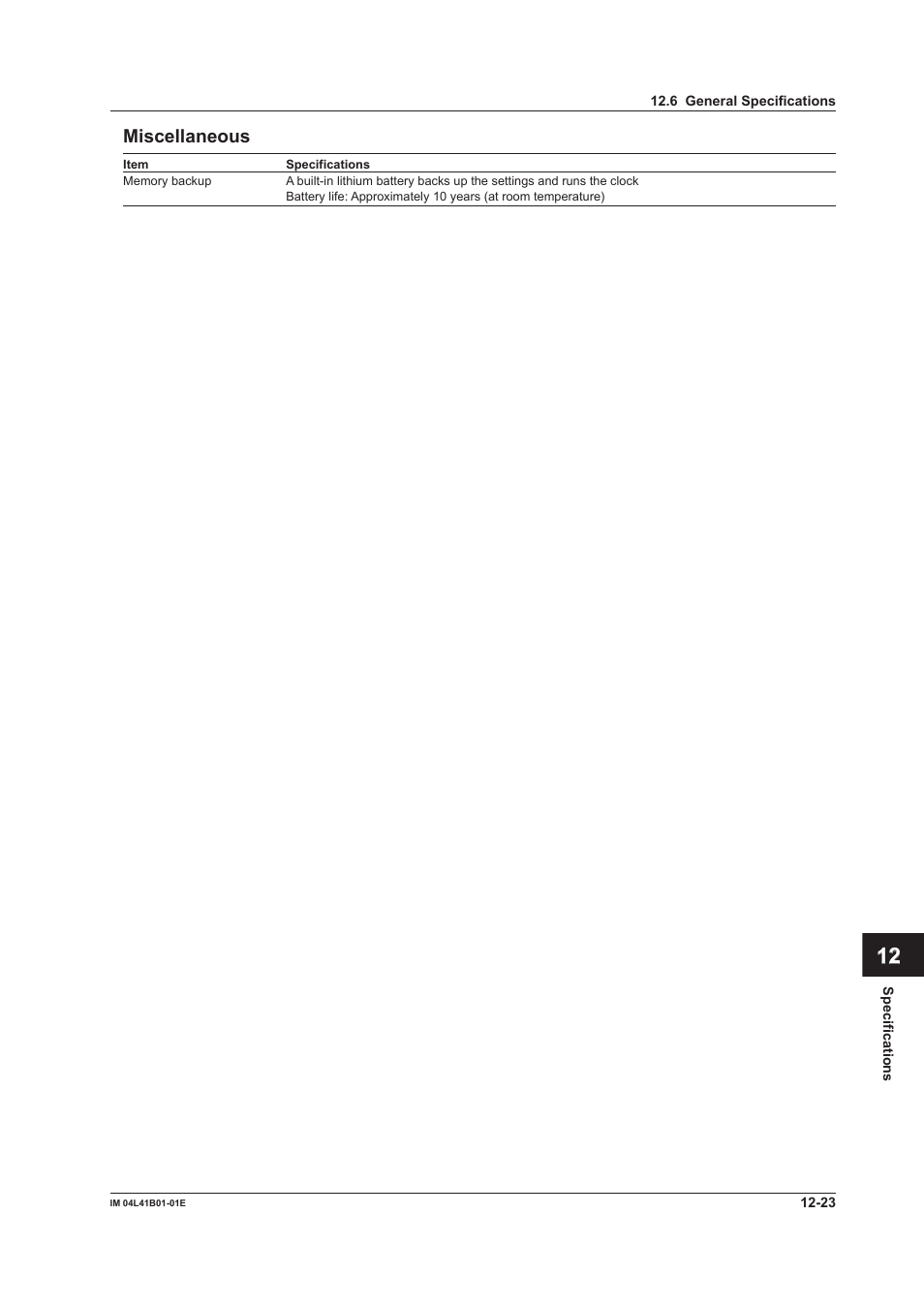 Yokogawa Removable Chassis DX1000N User Manual | Page 317 / 334