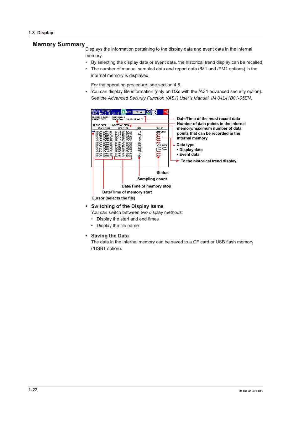 Yokogawa Removable Chassis DX1000N User Manual | Page 33 / 334