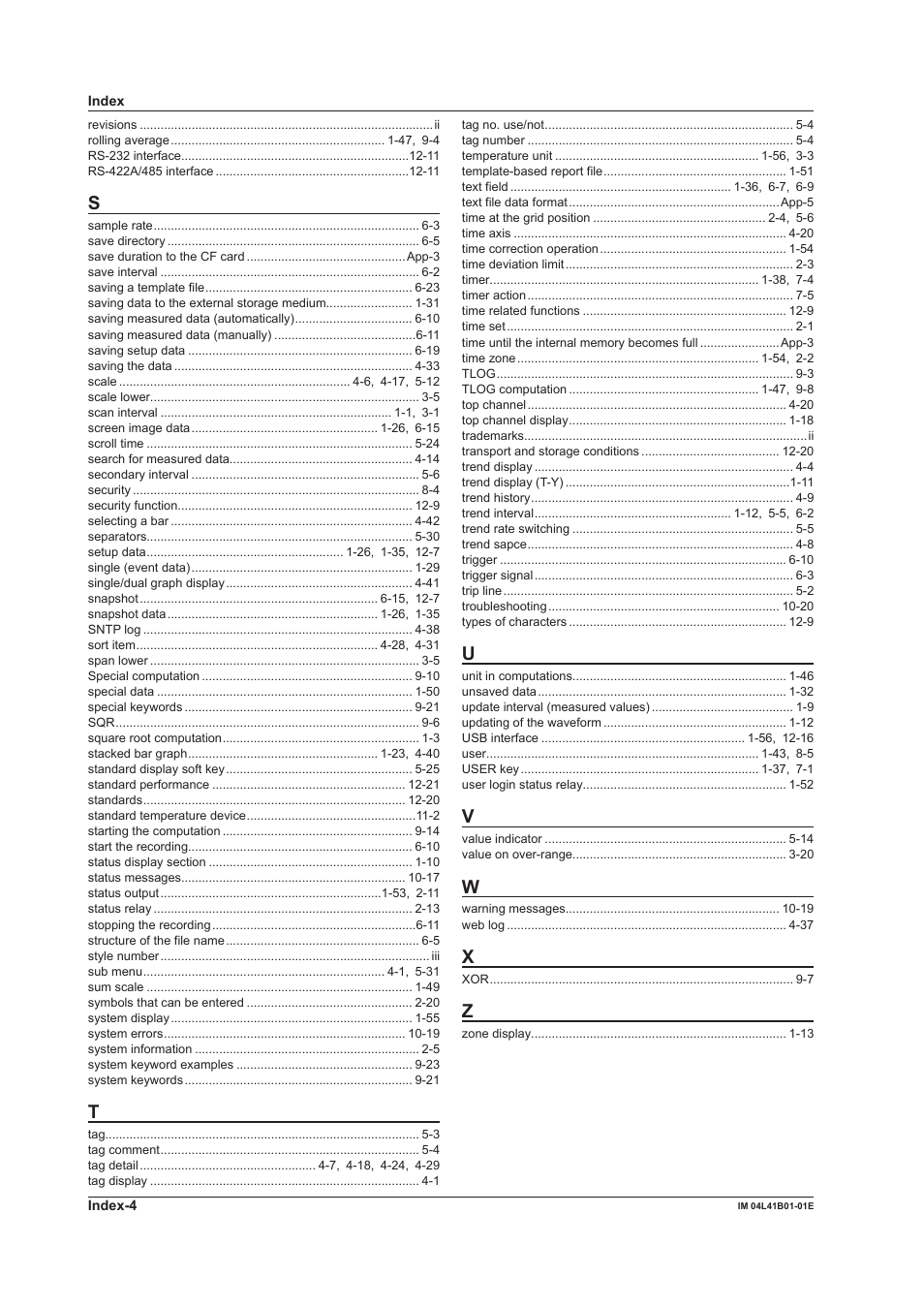 Yokogawa Removable Chassis DX1000N User Manual | Page 334 / 334