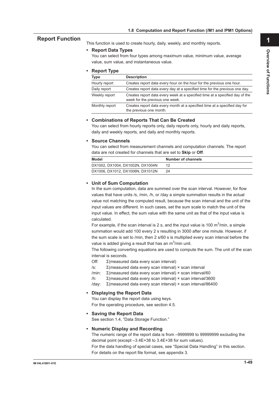 App index report function | Yokogawa Removable Chassis DX1000N User Manual | Page 60 / 334