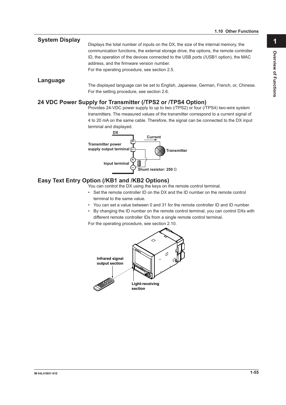 Yokogawa Removable Chassis DX1000N User Manual | Page 66 / 334