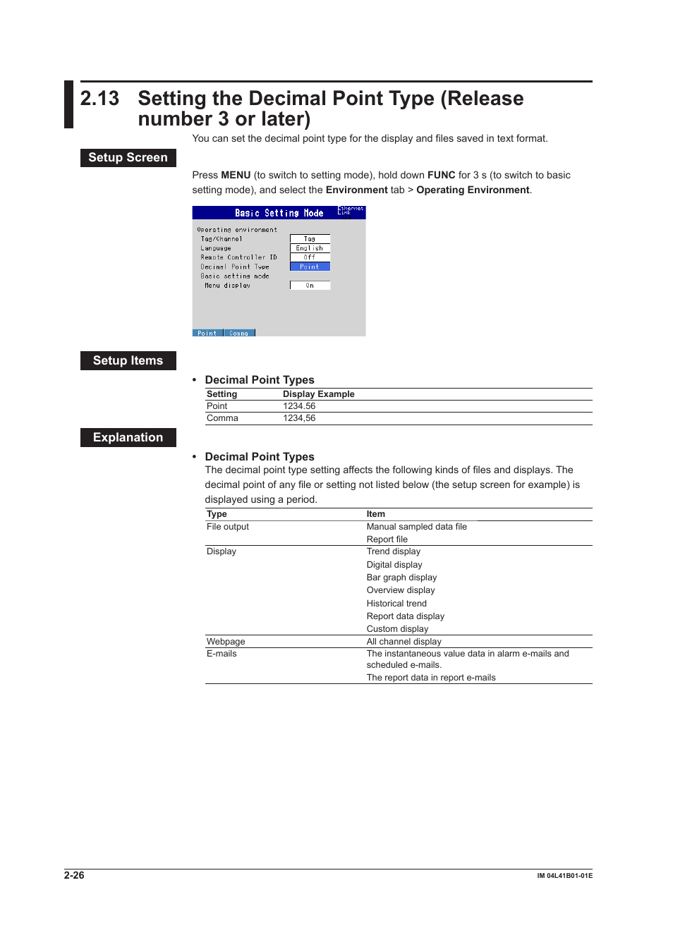 Yokogawa Removable Chassis DX1000N User Manual | Page 93 / 334