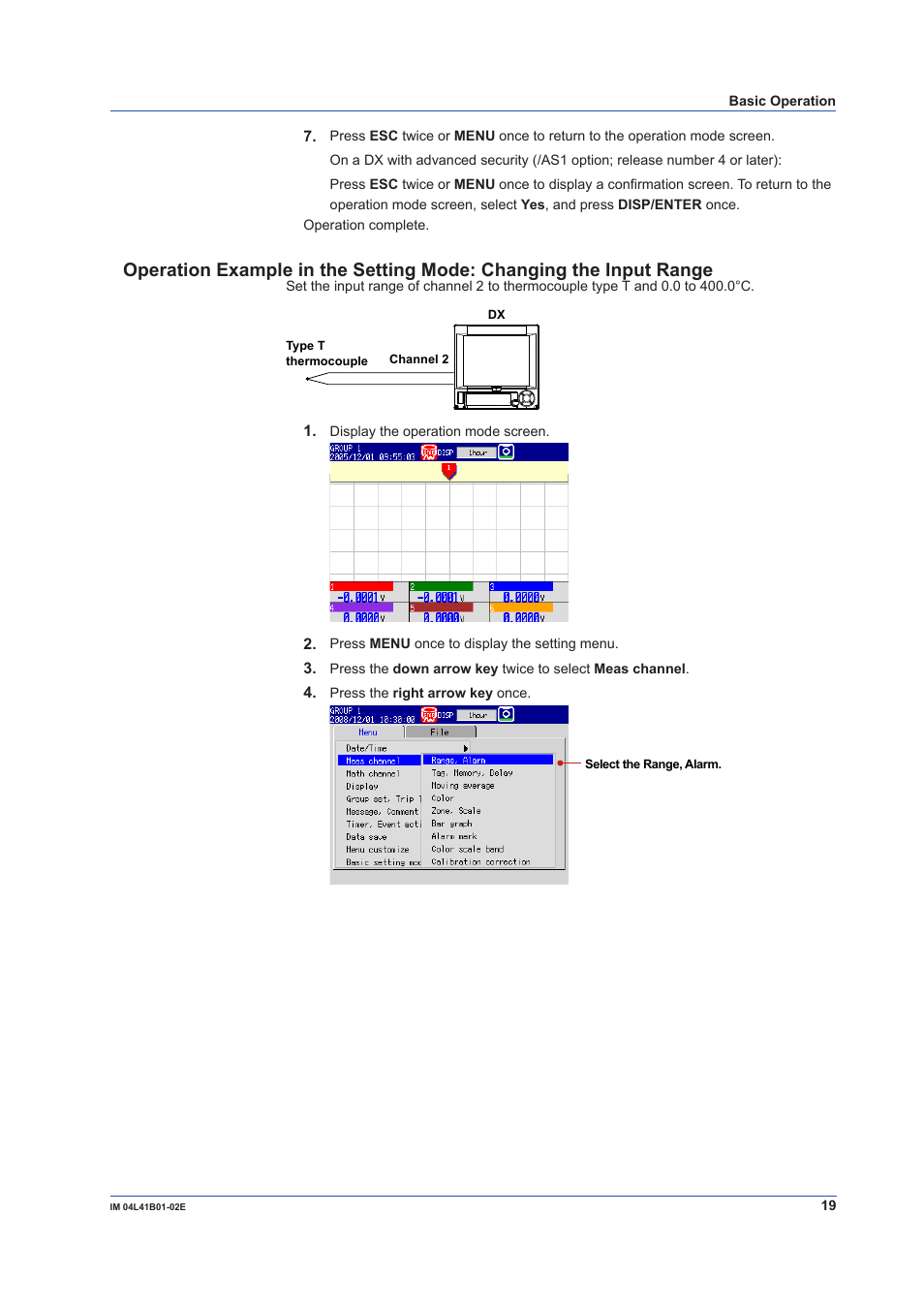 Yokogawa Removable Chassis DX1000N User Manual | Page 21 / 92