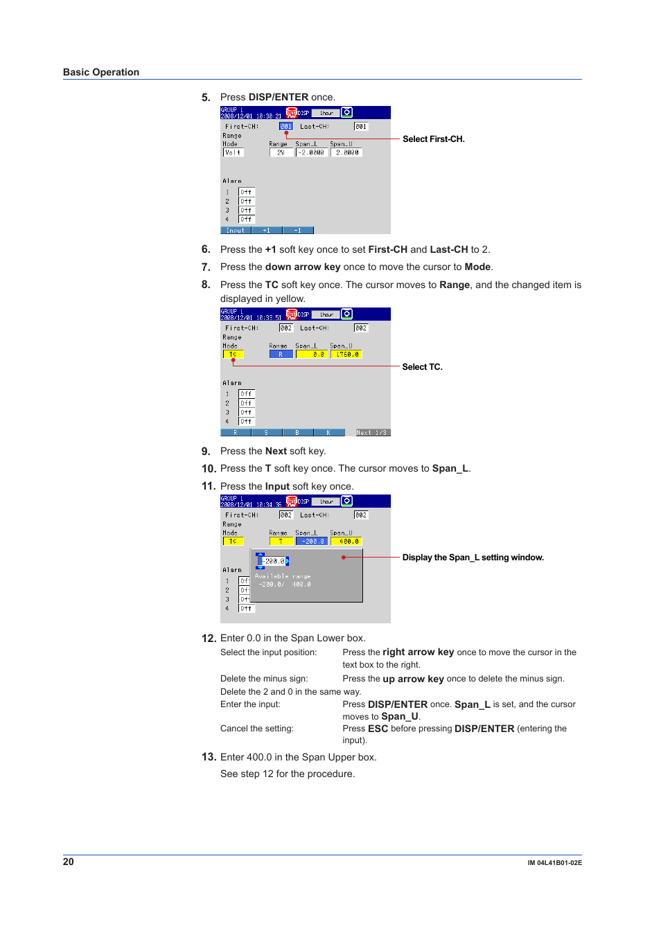 Yokogawa Removable Chassis DX1000N User Manual | Page 22 / 92