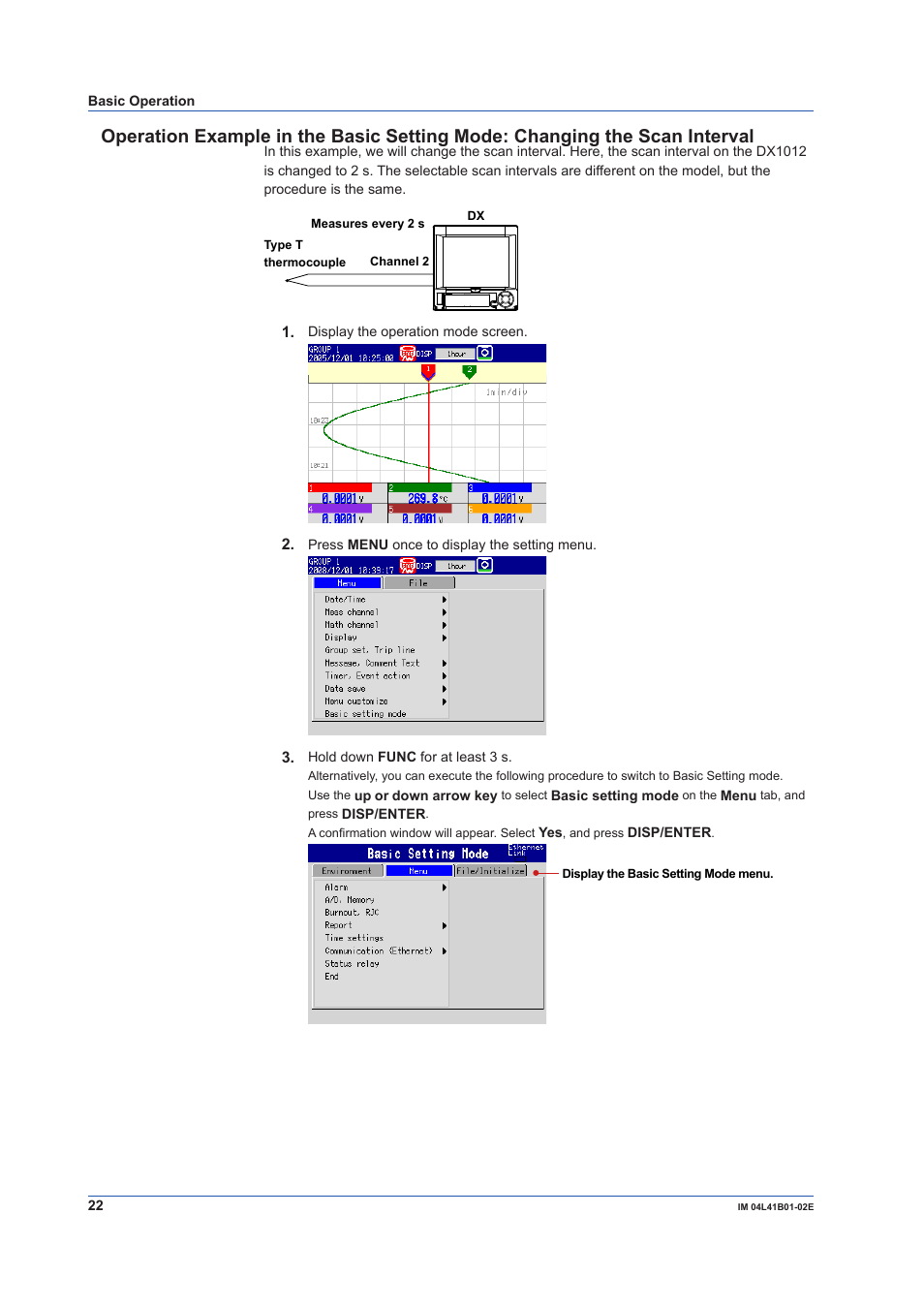 Yokogawa Removable Chassis DX1000N User Manual | Page 24 / 92