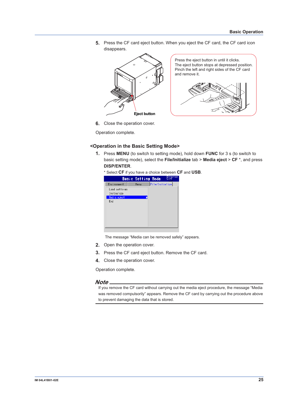 Yokogawa Removable Chassis DX1000N User Manual | Page 27 / 92