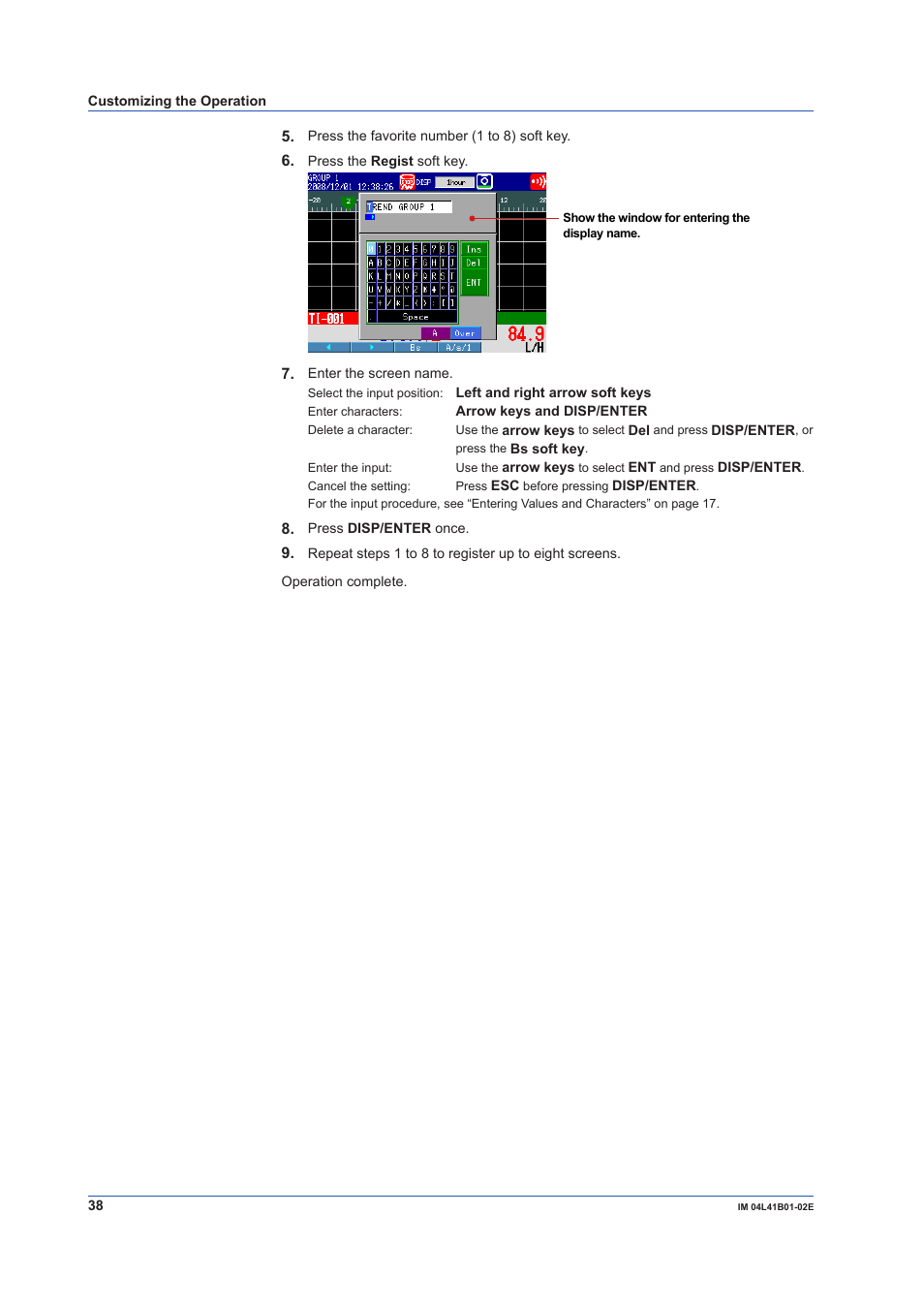 Yokogawa Removable Chassis DX1000N User Manual | Page 40 / 92