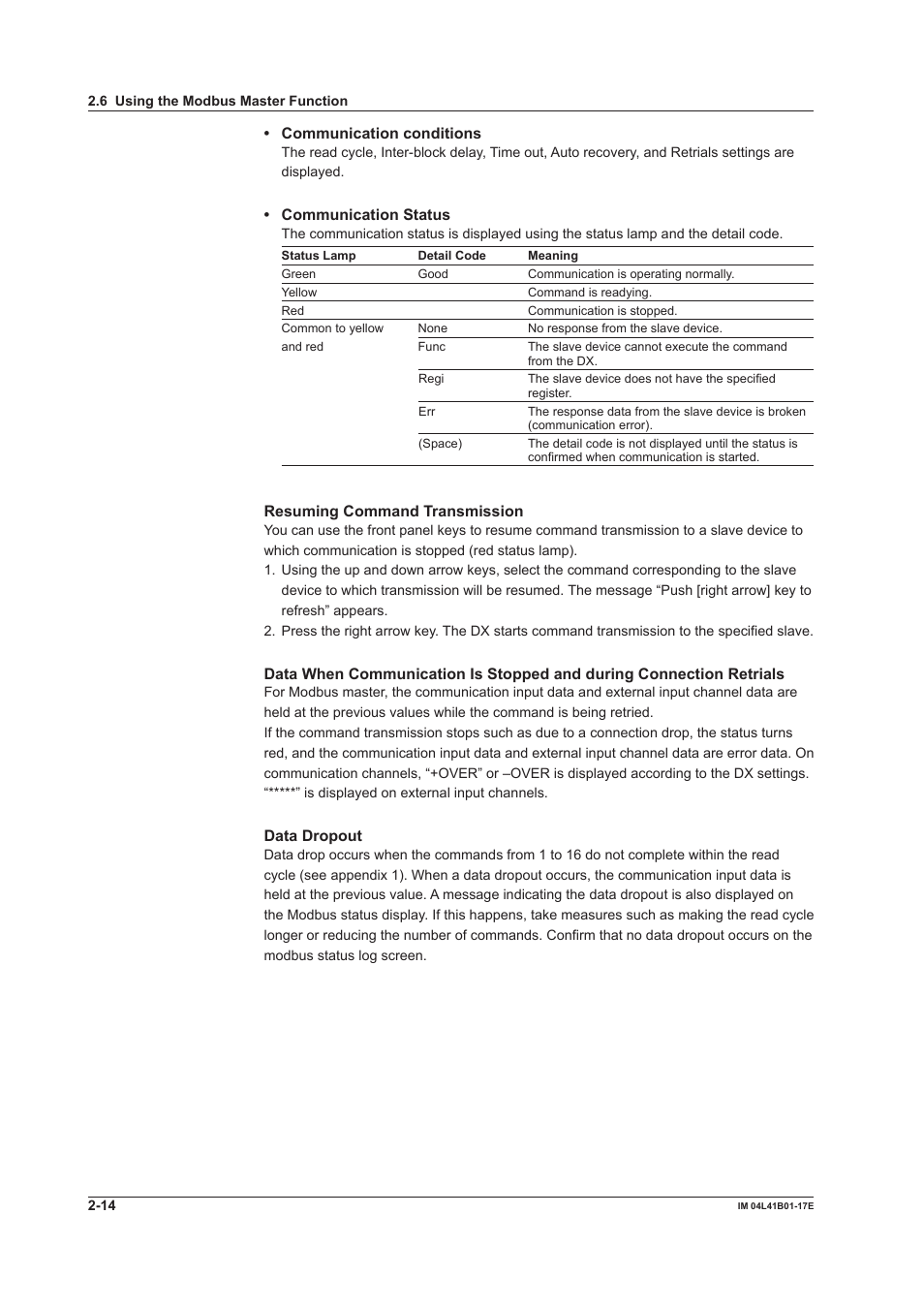 Yokogawa Removable Chassis DX1000N User Manual | Page 108 / 261