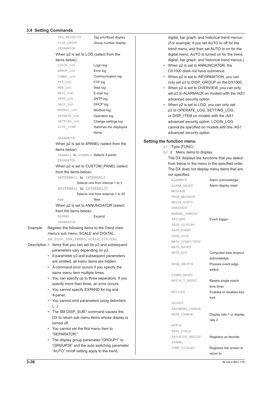 Yokogawa Removable Chassis DX1000N User Manual | Page 153 / 261