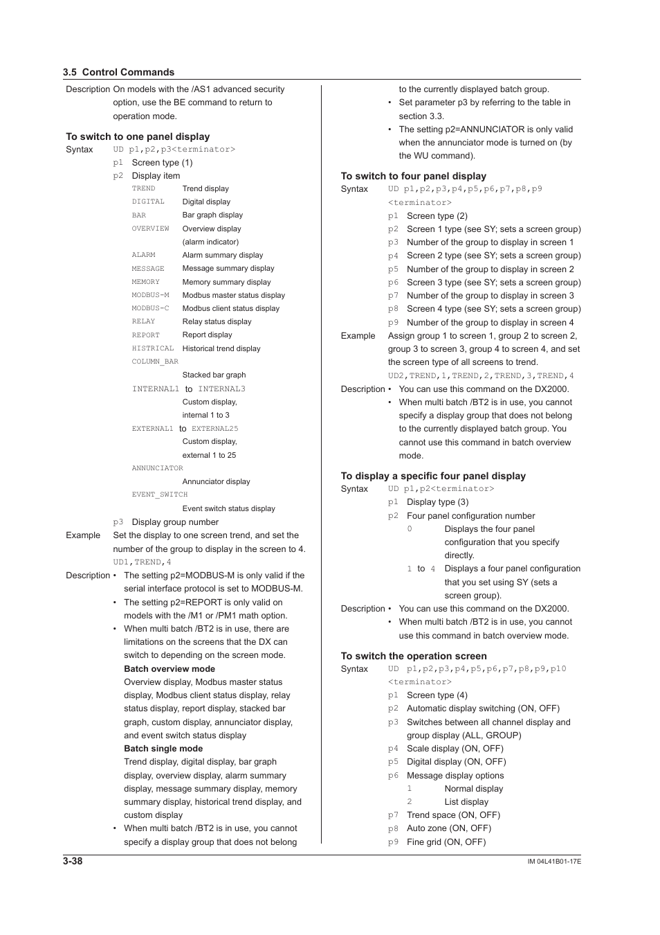 Yokogawa Removable Chassis DX1000N User Manual | Page 155 / 261