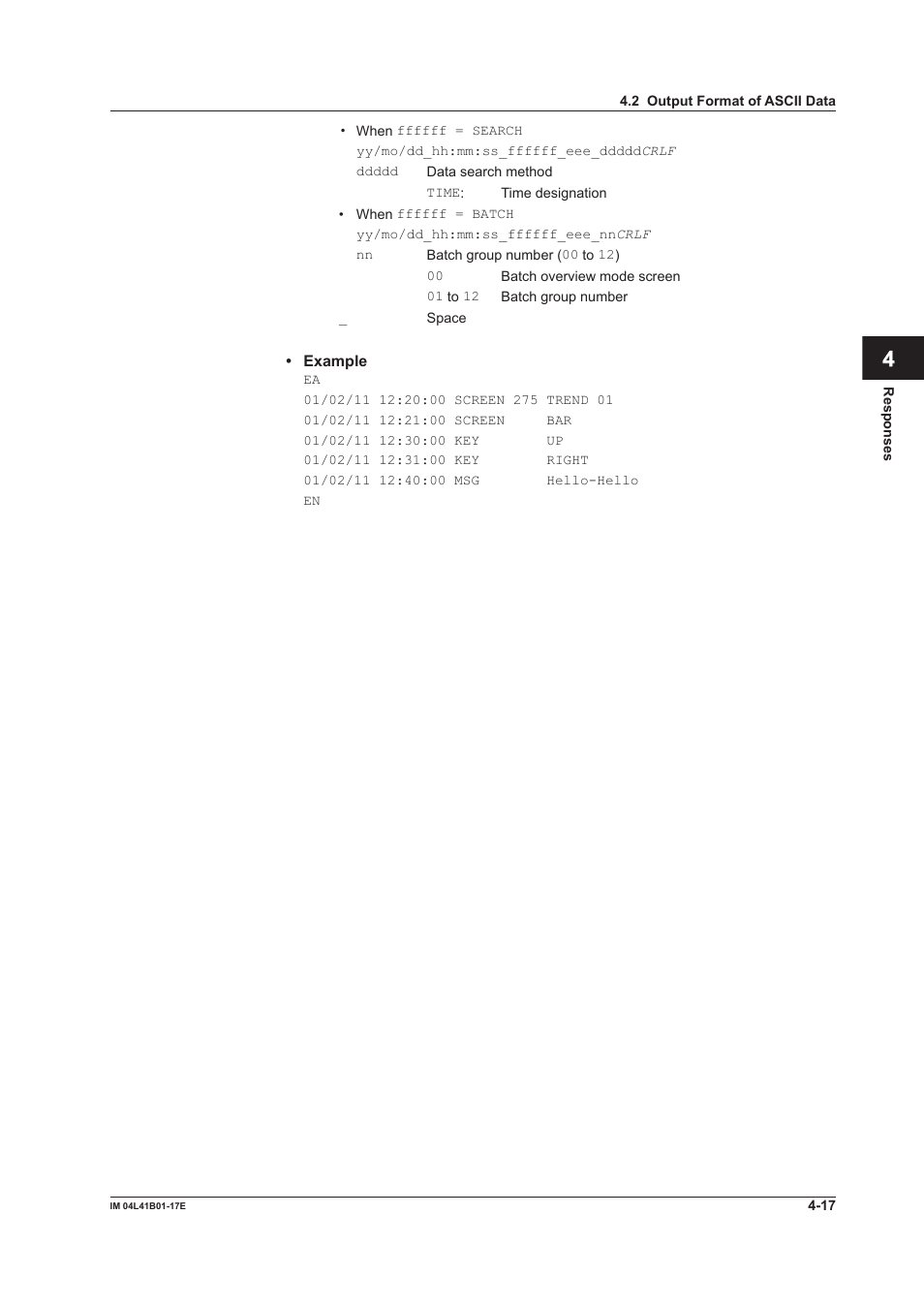 Yokogawa Removable Chassis DX1000N User Manual | Page 201 / 261