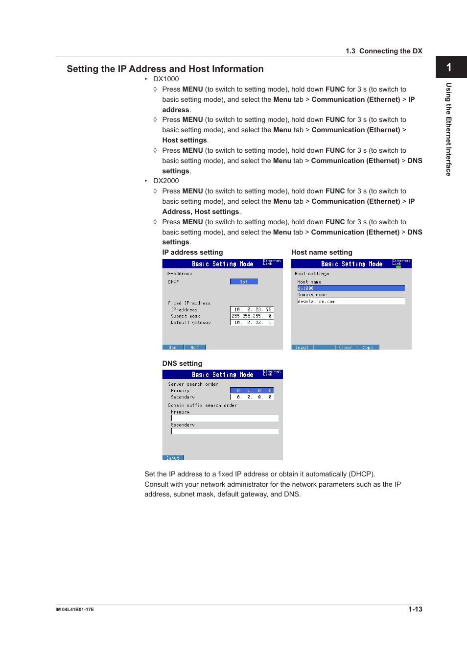 Yokogawa Removable Chassis DX1000N User Manual | Page 21 / 261