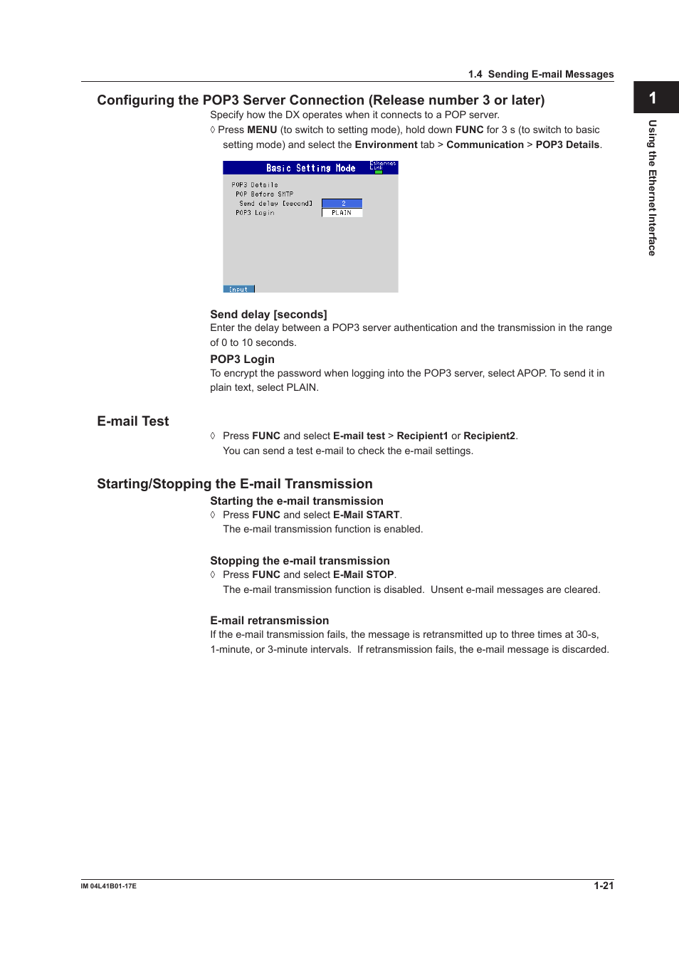 Yokogawa Removable Chassis DX1000N User Manual | Page 29 / 261