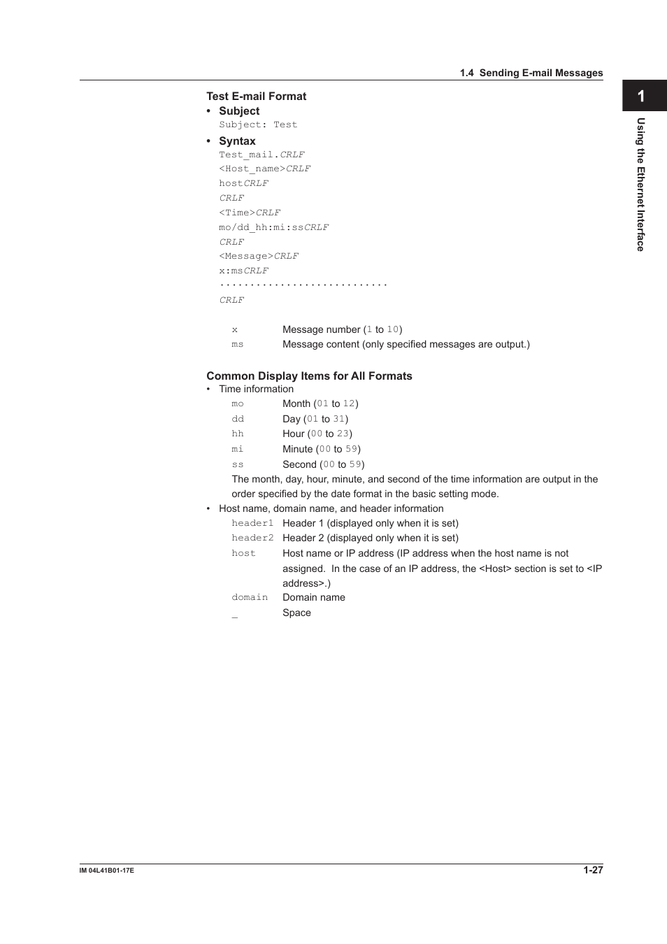 Yokogawa Removable Chassis DX1000N User Manual | Page 35 / 261