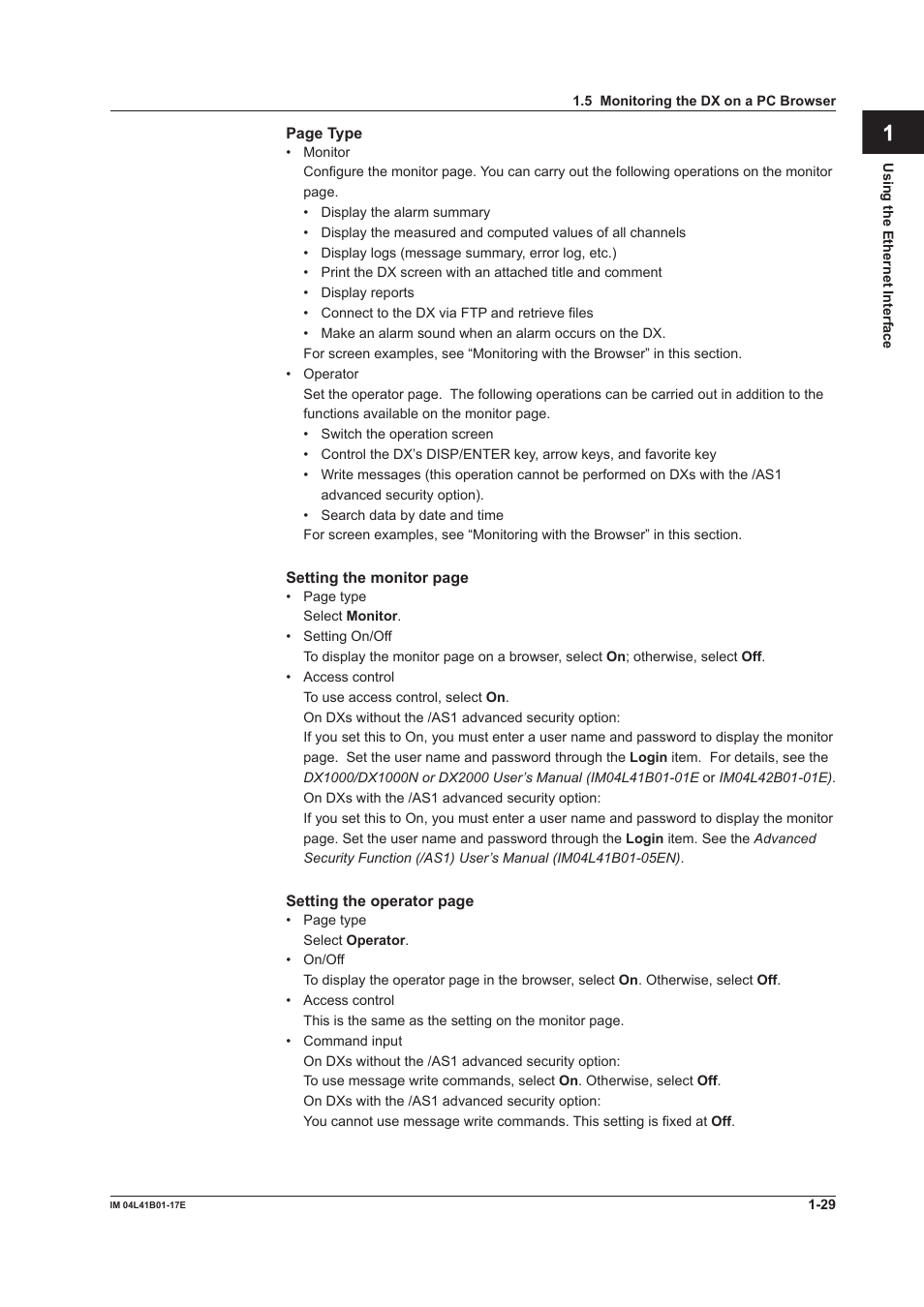 App index | Yokogawa Removable Chassis DX1000N User Manual | Page 37 / 261