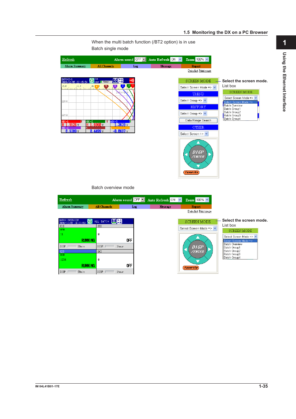 Yokogawa Removable Chassis DX1000N User Manual | Page 43 / 261