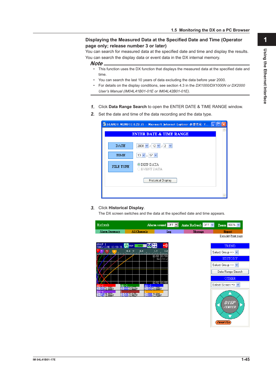 Yokogawa Removable Chassis DX1000N User Manual | Page 53 / 261