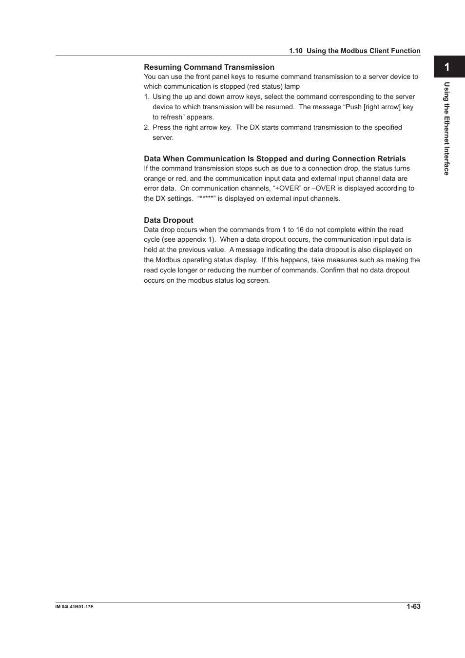 Yokogawa Removable Chassis DX1000N User Manual | Page 71 / 261