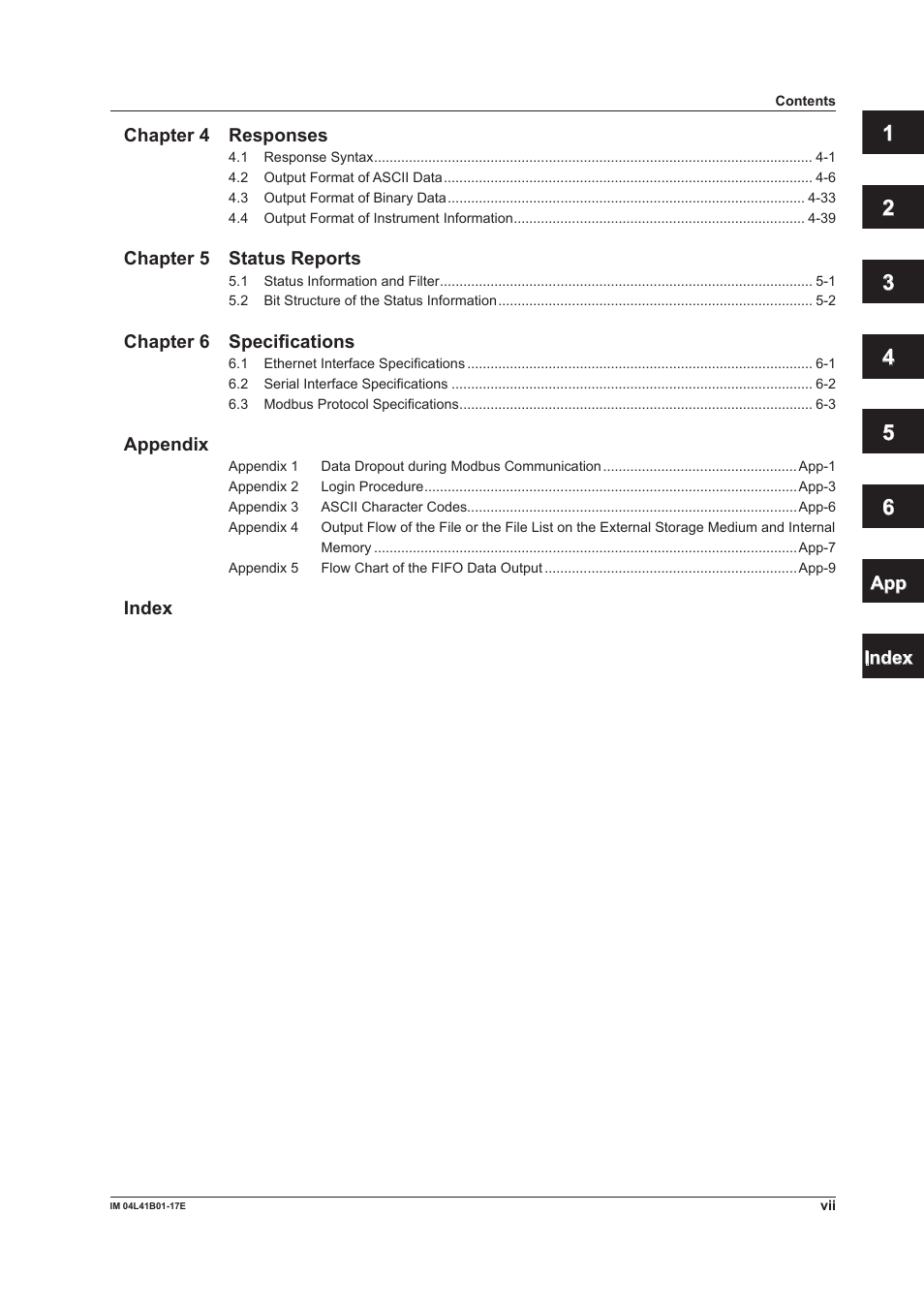 Yokogawa Removable Chassis DX1000N User Manual | Page 8 / 261