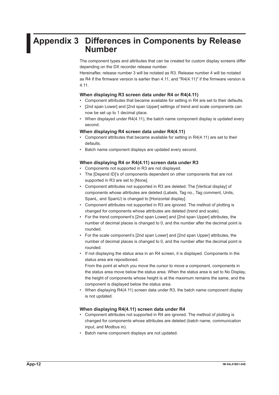 Yokogawa Removable Chassis DX1000N User Manual | Page 109 / 112