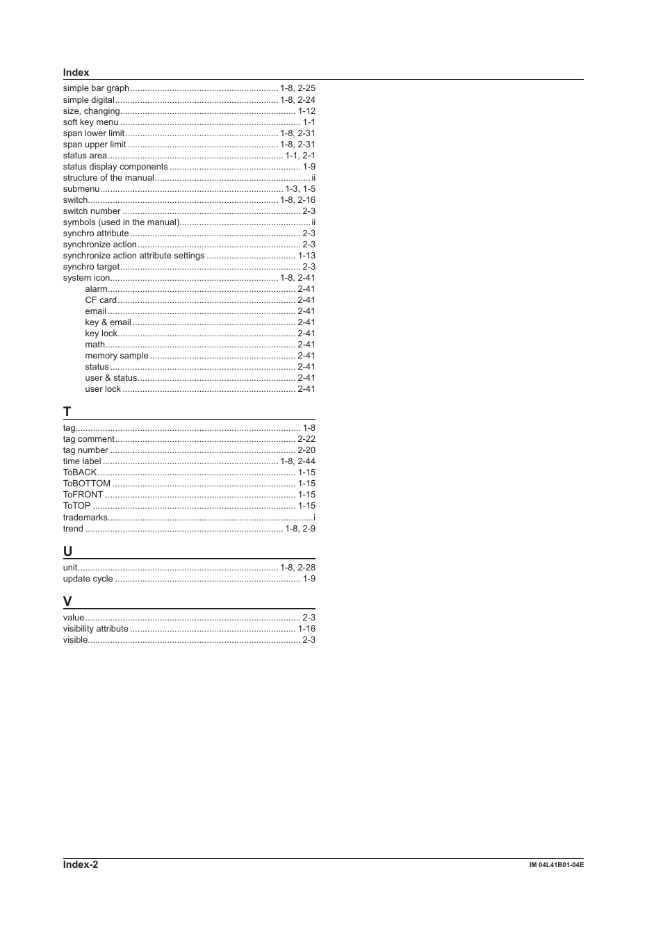 Yokogawa Removable Chassis DX1000N User Manual | Page 112 / 112