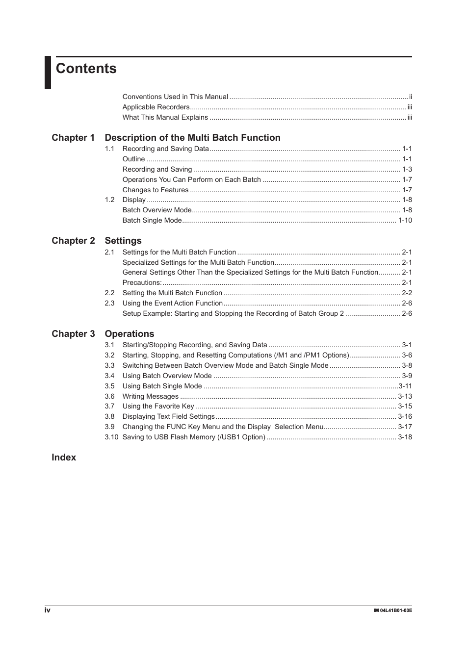 Yokogawa Removable Chassis DX1000N User Manual | Page 5 / 41