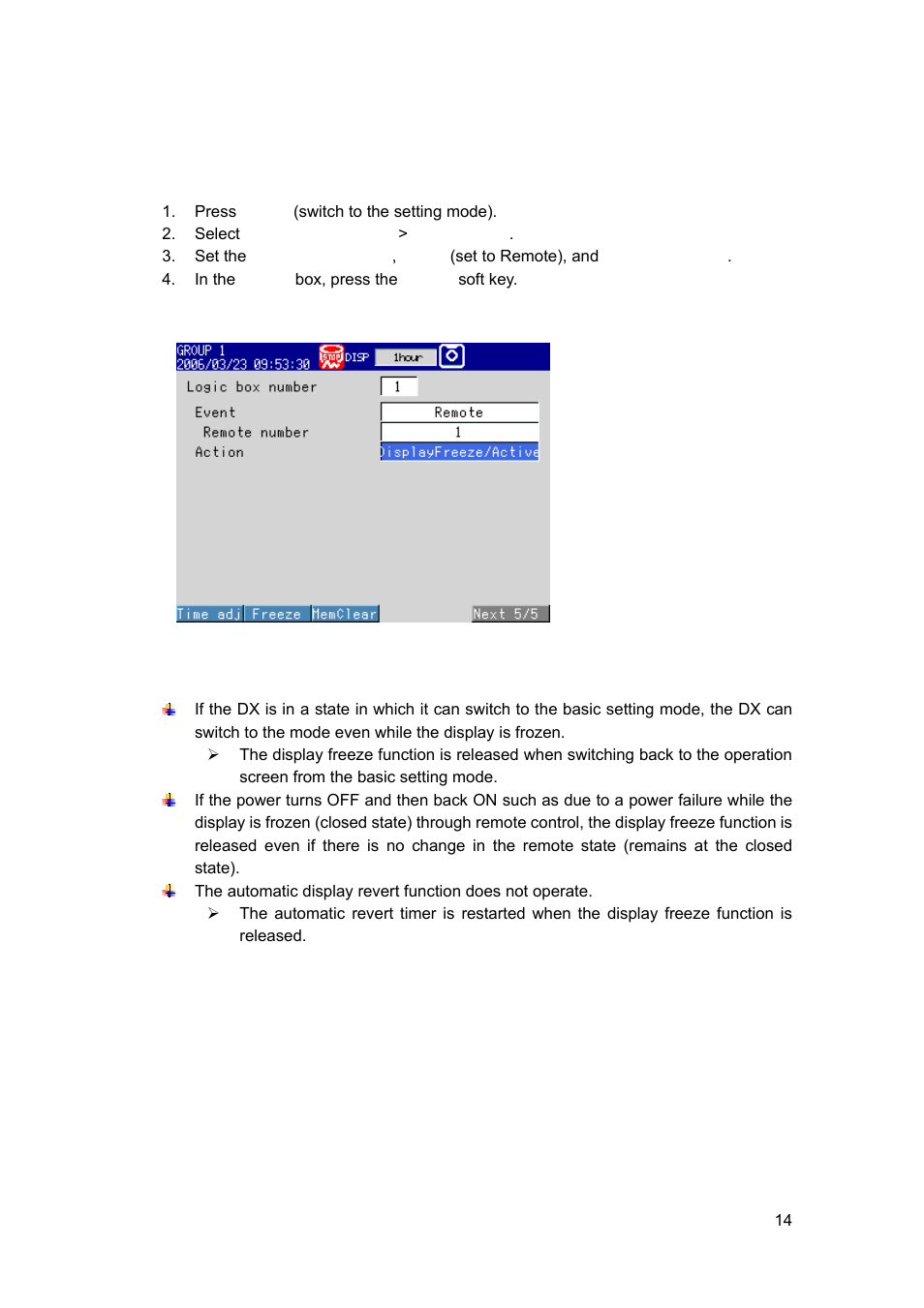 Yokogawa Button Operated DX2000 User Manual | Page 15 / 21