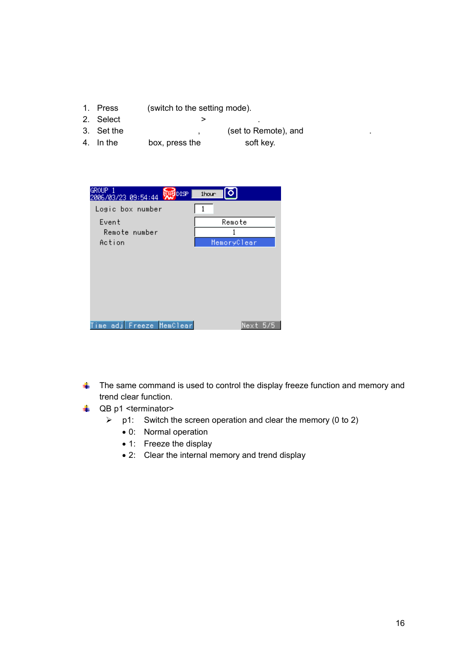 Yokogawa Button Operated DX2000 User Manual | Page 17 / 21