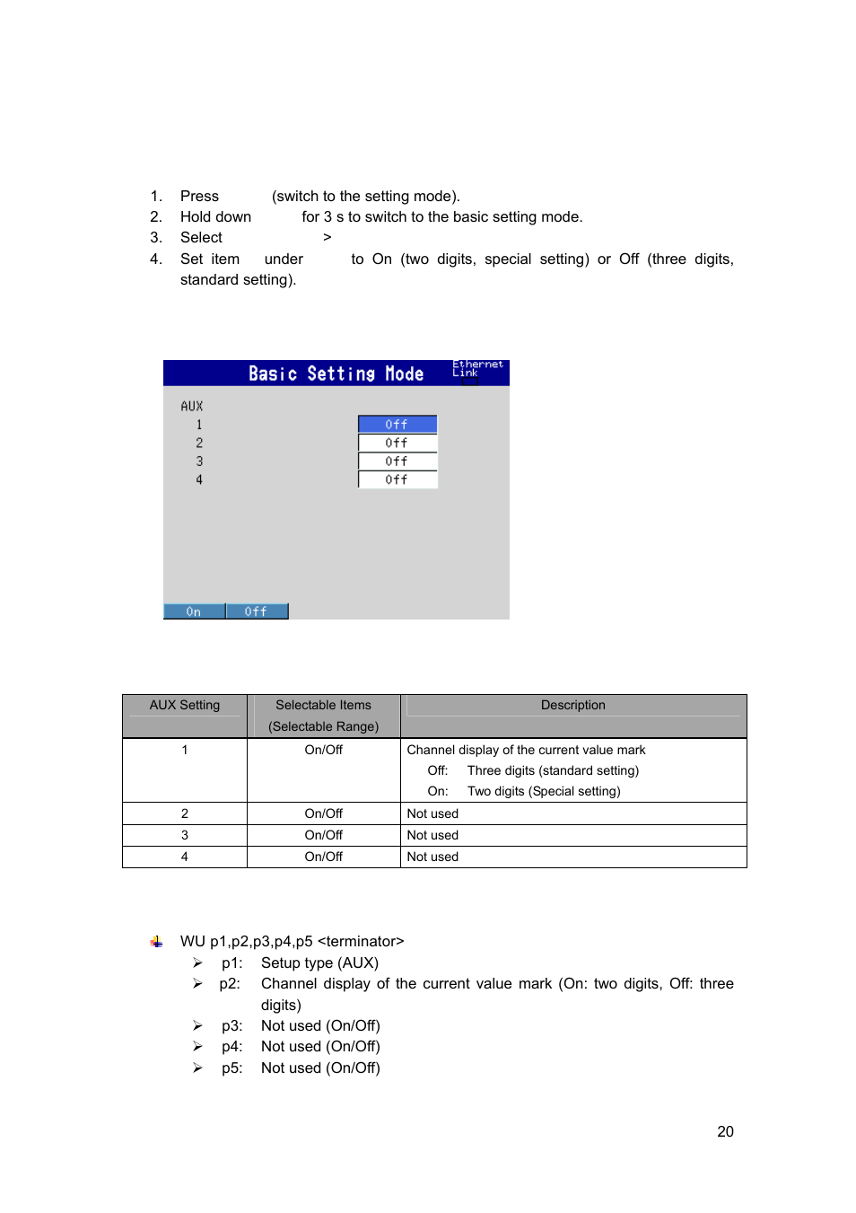 Yokogawa Button Operated DX2000 User Manual | Page 21 / 21