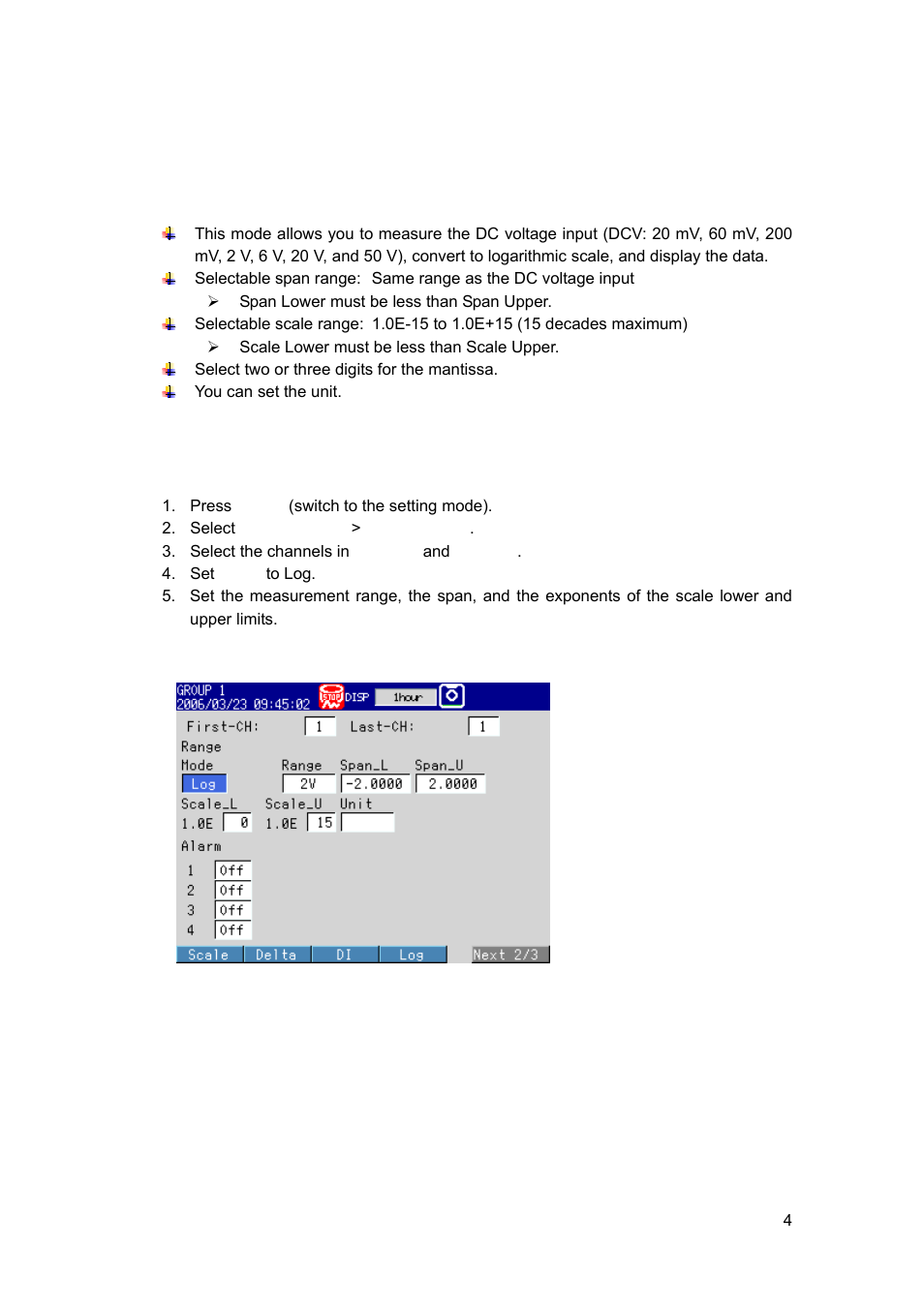 Yokogawa Button Operated DX2000 User Manual | Page 5 / 21