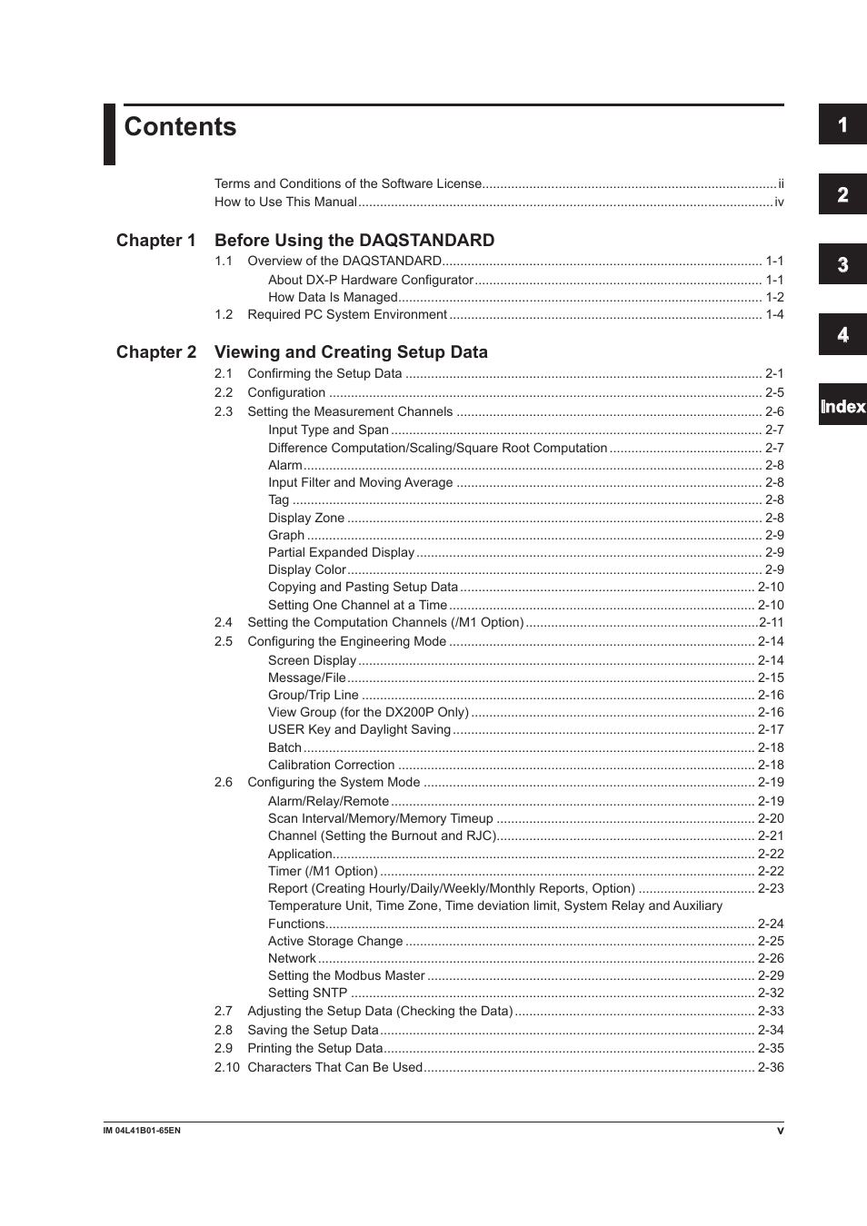 Yokogawa Data Acquisition with PID Control CX2000 User Manual | Page 7 / 55