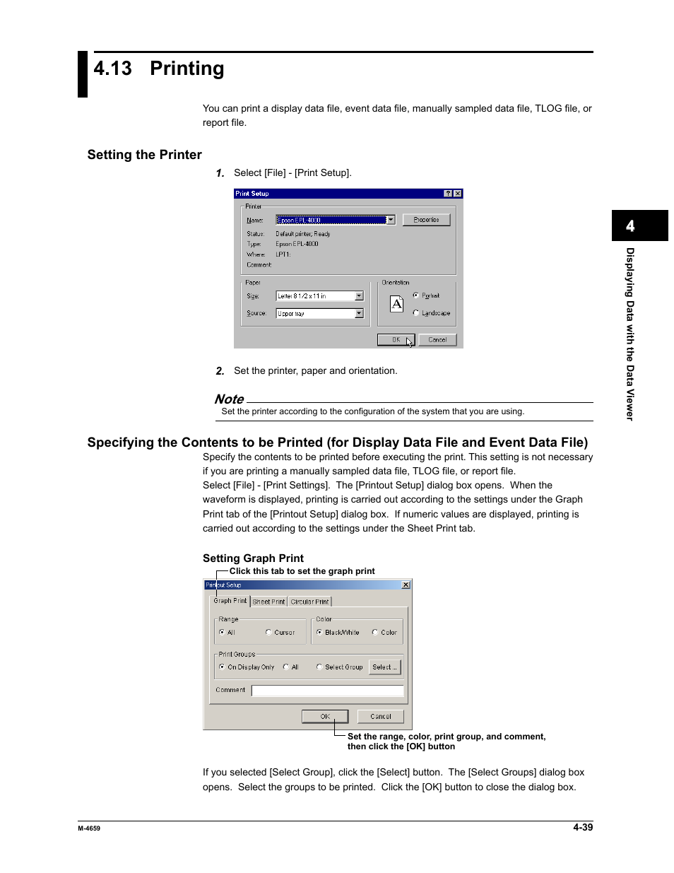 13 printing | Yokogawa Data Acquisition with PID Control CX2000 User Manual | Page 111 / 286