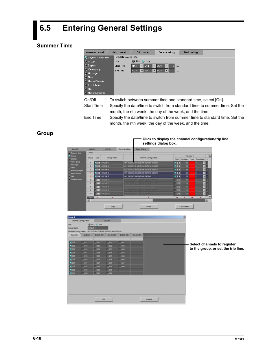 5 entering general settings | Yokogawa Data Acquisition with PID Control CX2000 User Manual | Page 133 / 286