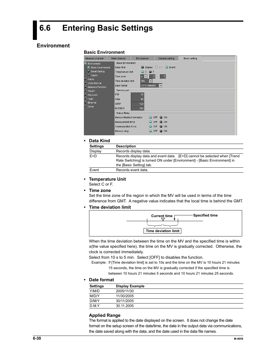 6 entering basic settings, Environment | Yokogawa Data Acquisition with PID Control CX2000 User Manual | Page 145 / 286